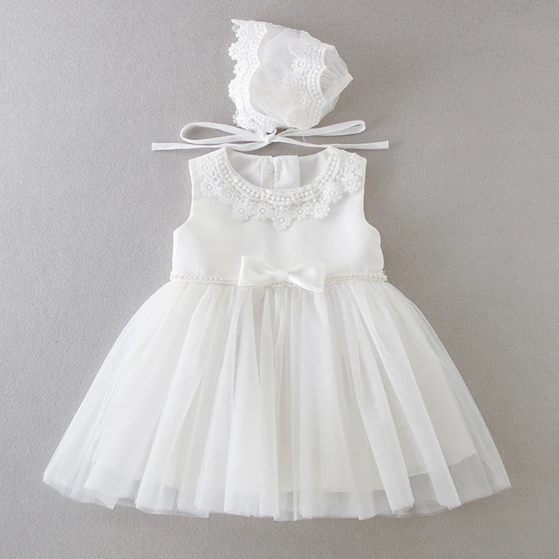 Baby Girls Dress Lace Princess Dress Infant Dresses Baptism Costume Baby Birthday Wedding Party Dress Prom Evening Dress 0-24M