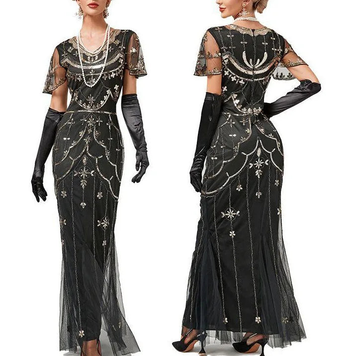 Woman Medieval Vintage Renaissance Palace Princess Dress Lace Sleeve Victorian Carnival Party Dresses Elegant Female Dresses