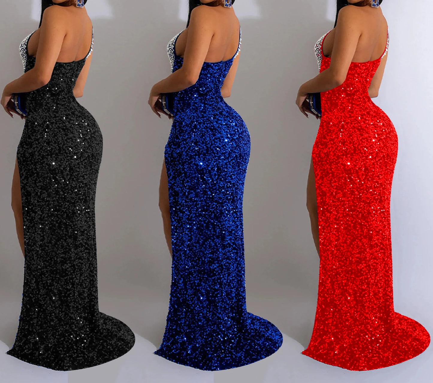 Sexy backless sequin mini summer dress women 2024 elegant luxury bodycon club birthday party dress prom evening dresses vestidos