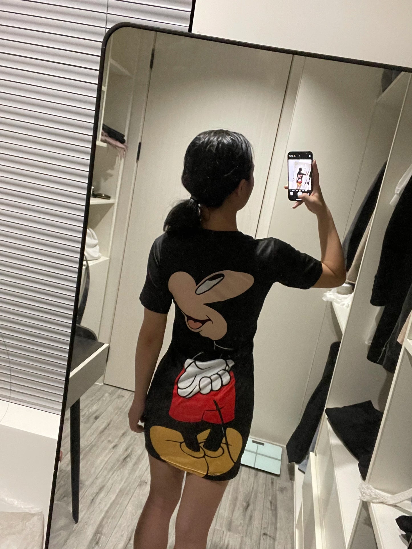 Elegant Dresses for Women 2022 Top Sexy Slim Fit Minnie Mouse Tight Women's Dress Casual Disney Cartoon Fashion Print Mickey 5XL