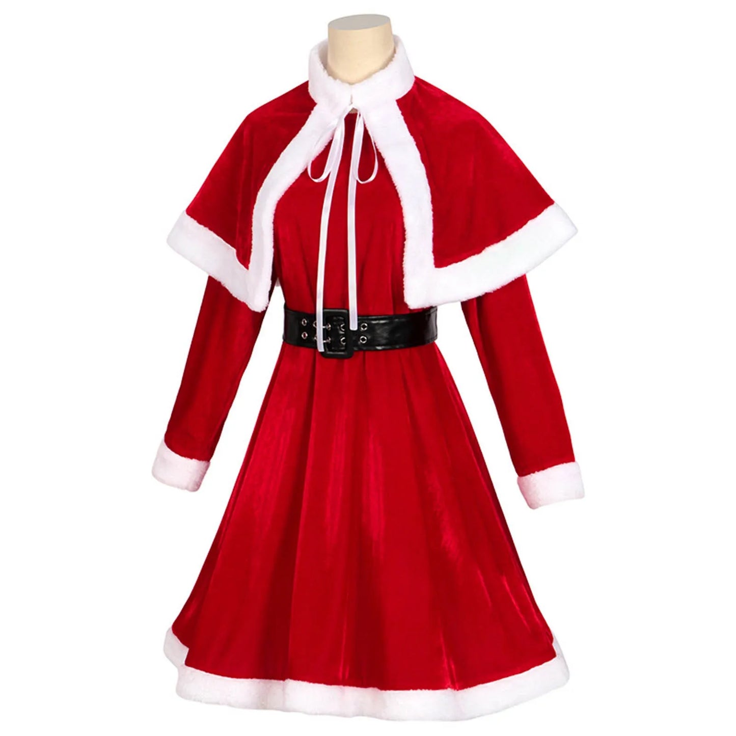 Gothic Ladies Christmas Theme Party Red Cos Christmas Stage Show Dress Vestidos De Fiesta Dresses For Women 2024 Party