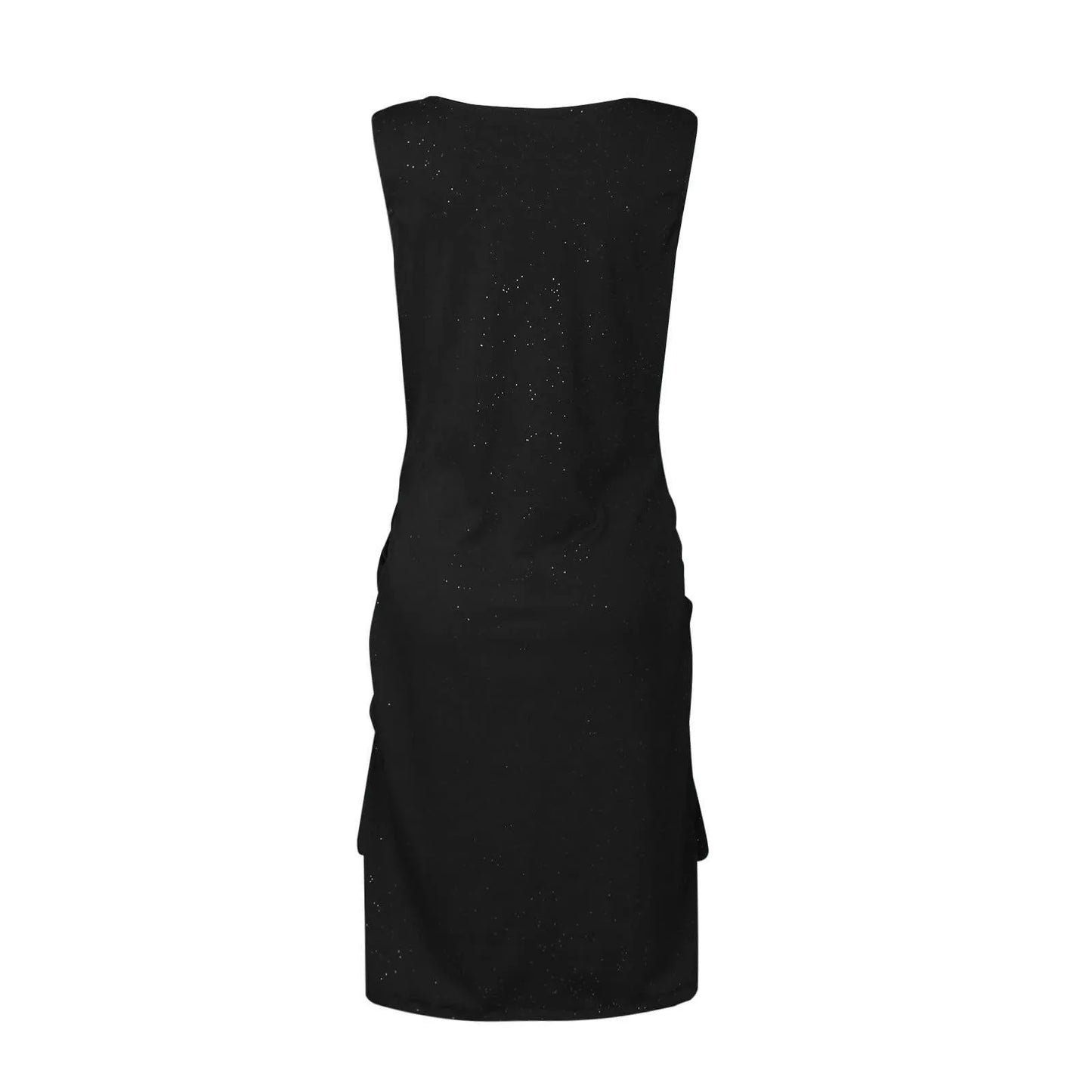 Dresses On Sale Clearance Summer Bronzing Splice Sleeveless Dress V Neck Party Club Patry Dresses Female Chic Female