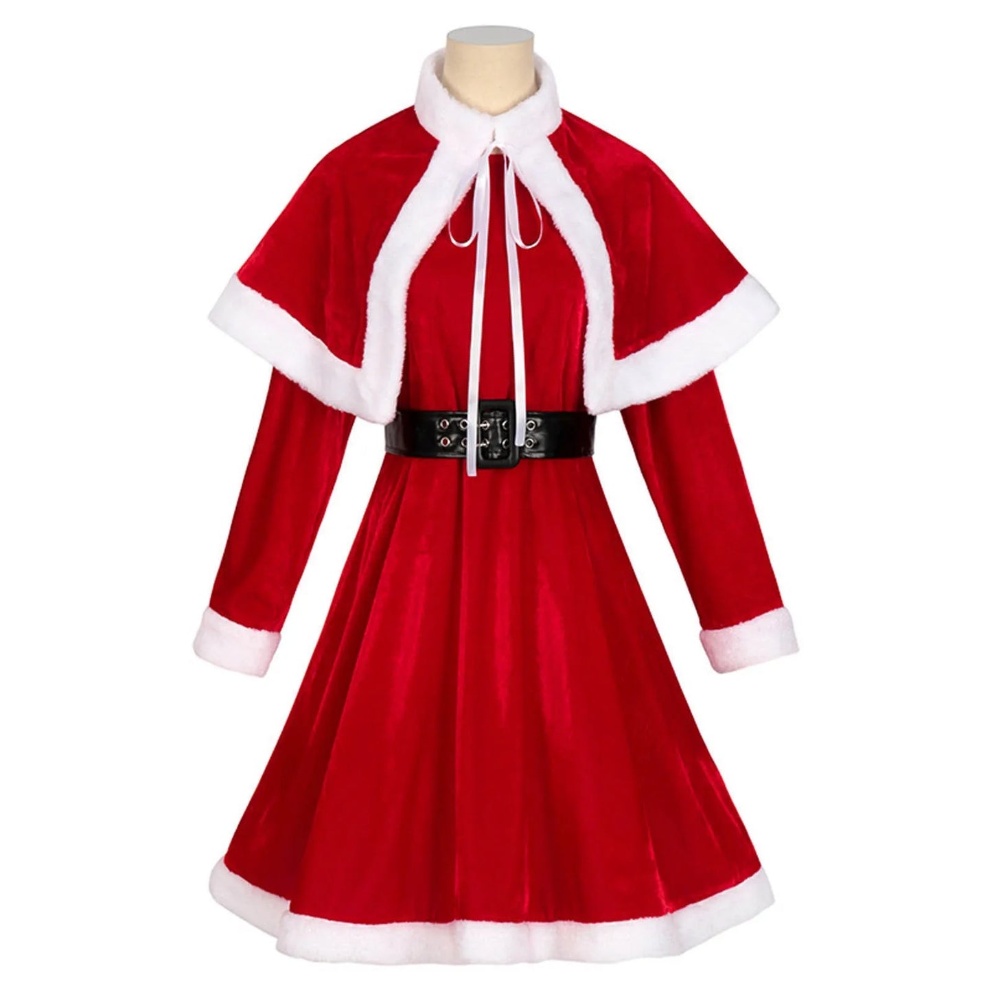 Gothic Ladies Christmas Theme Party Red Cos Christmas Stage Show Dress Vestidos De Fiesta Dresses For Women 2024 Party